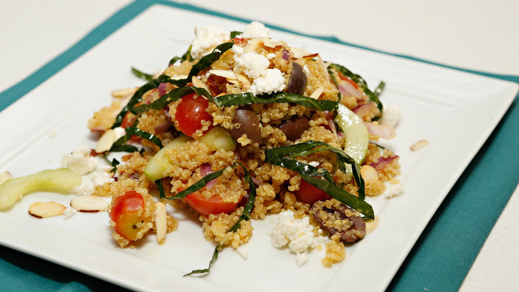 Una ensalada de quinoa.
