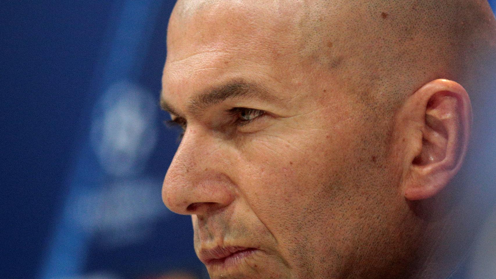 Zidane, en rueda de prensa.