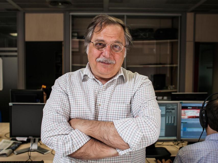 Luis Herrero, en la redacción de EsRadio.