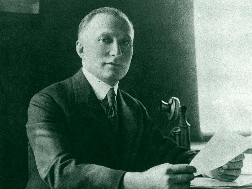 El productor Adolph Zukor, uno de los pioneros de Hollywood.