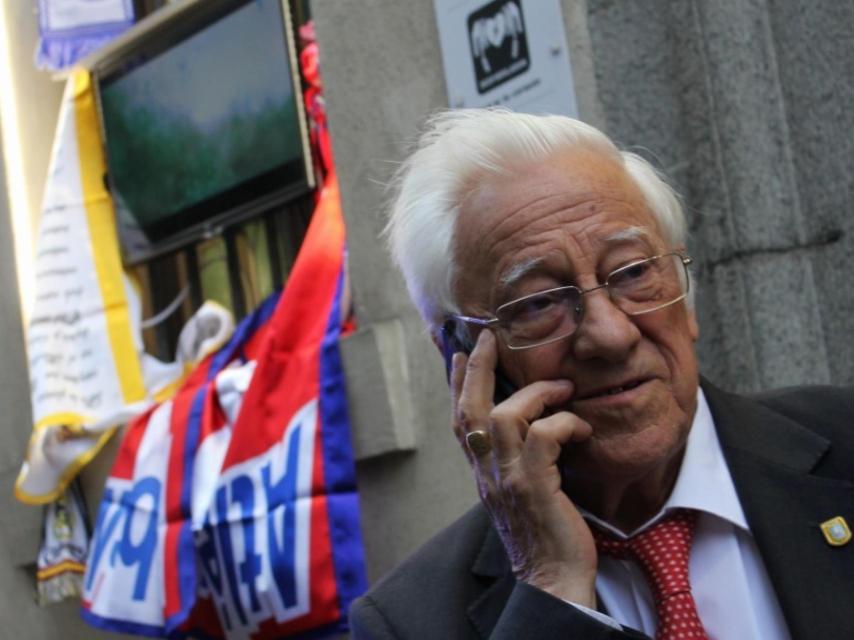 El padre Ángel, coordinador de Mensajeros de la Paz y organizador del acto.