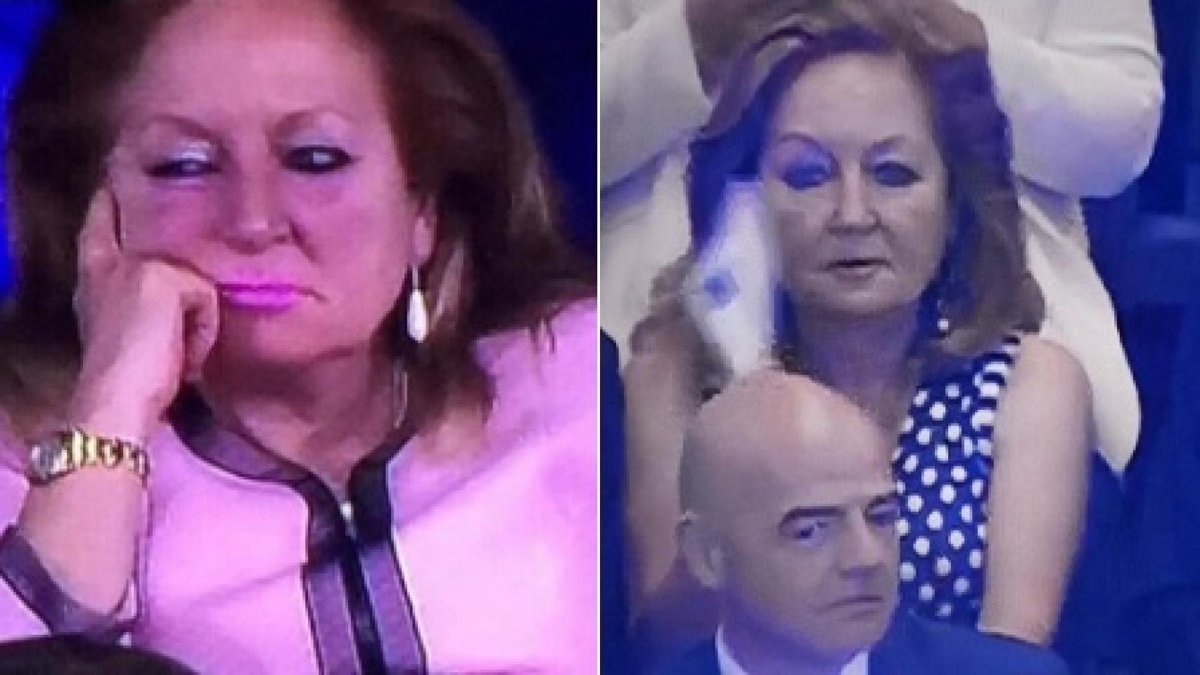 La reaparición de 'la mujer de rosa' que no va vestida de rosa