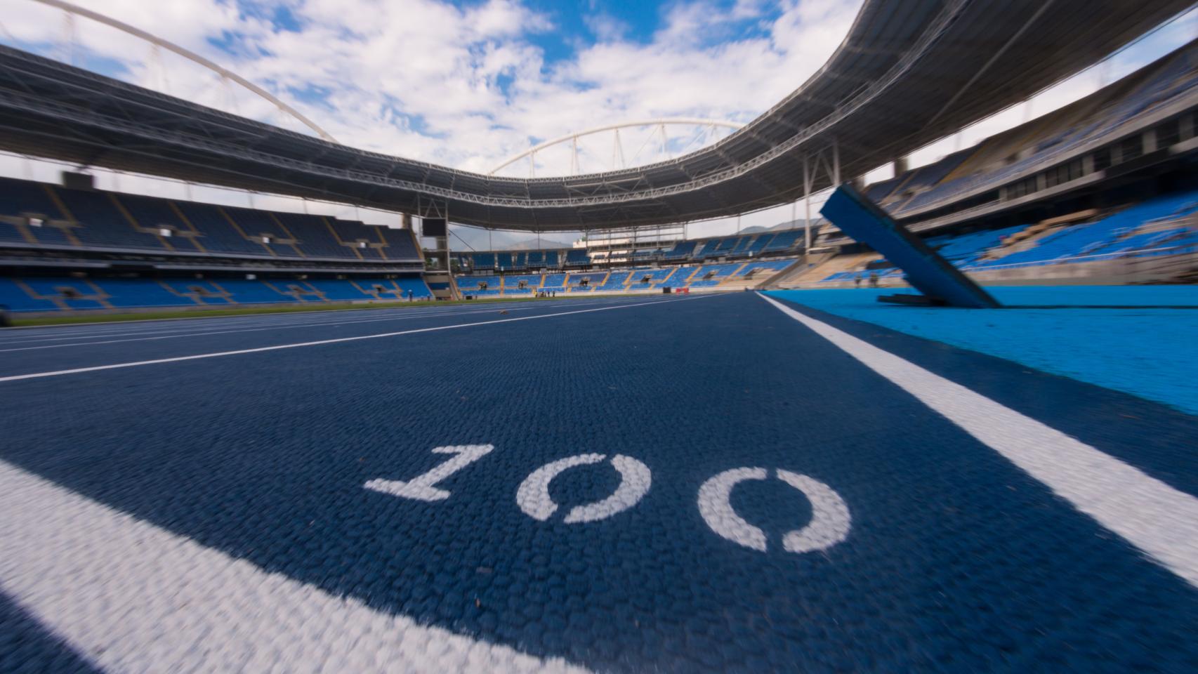 La pista ideada por Mondo vista de cerca.