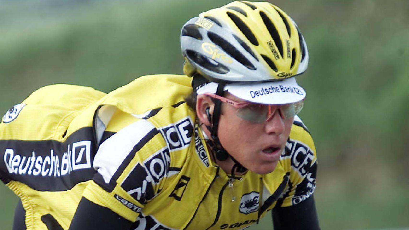 David Cañada cuando corría para la ONCE.