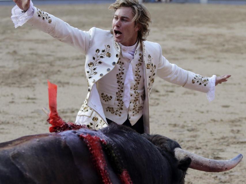 Rui Fernandes en la faena a su primero.