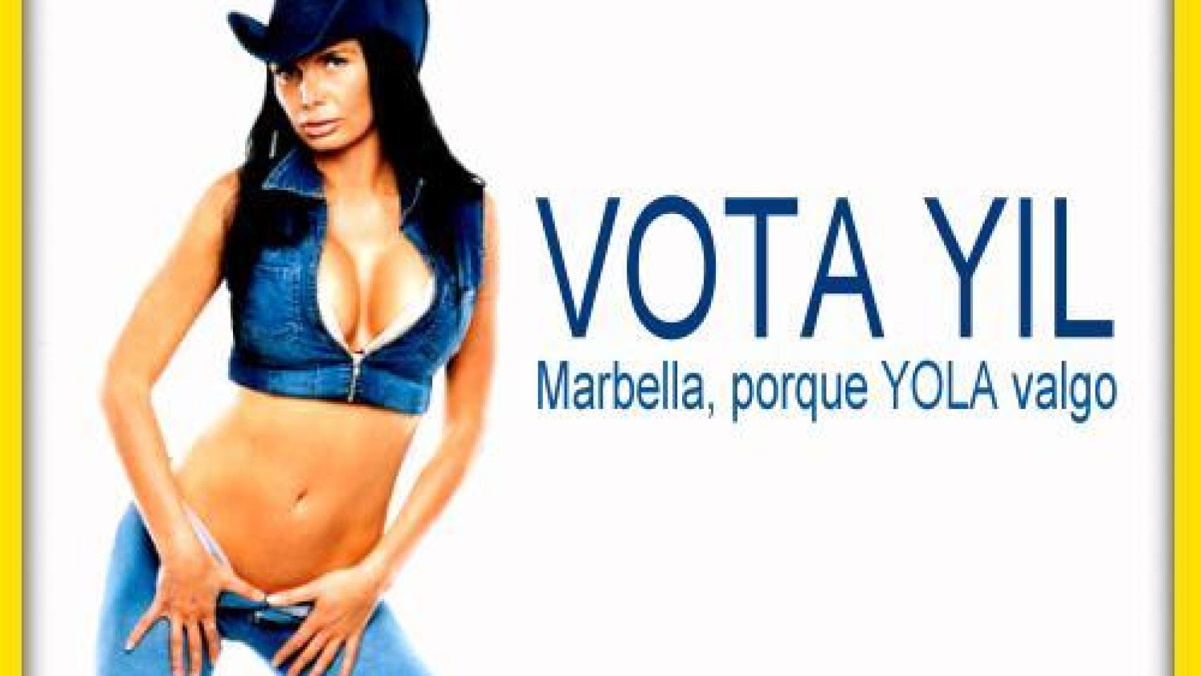 Anuncio de campaña de Yola Berrocal