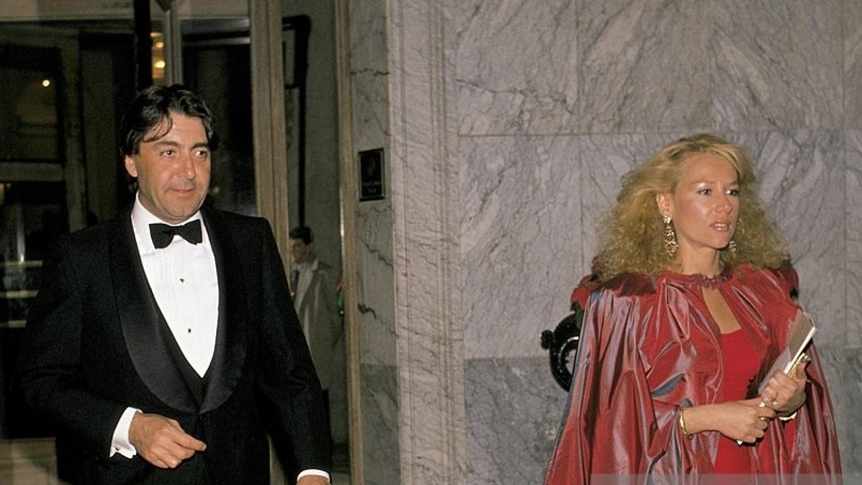 Alberto Cortina y Esther Koplowitz