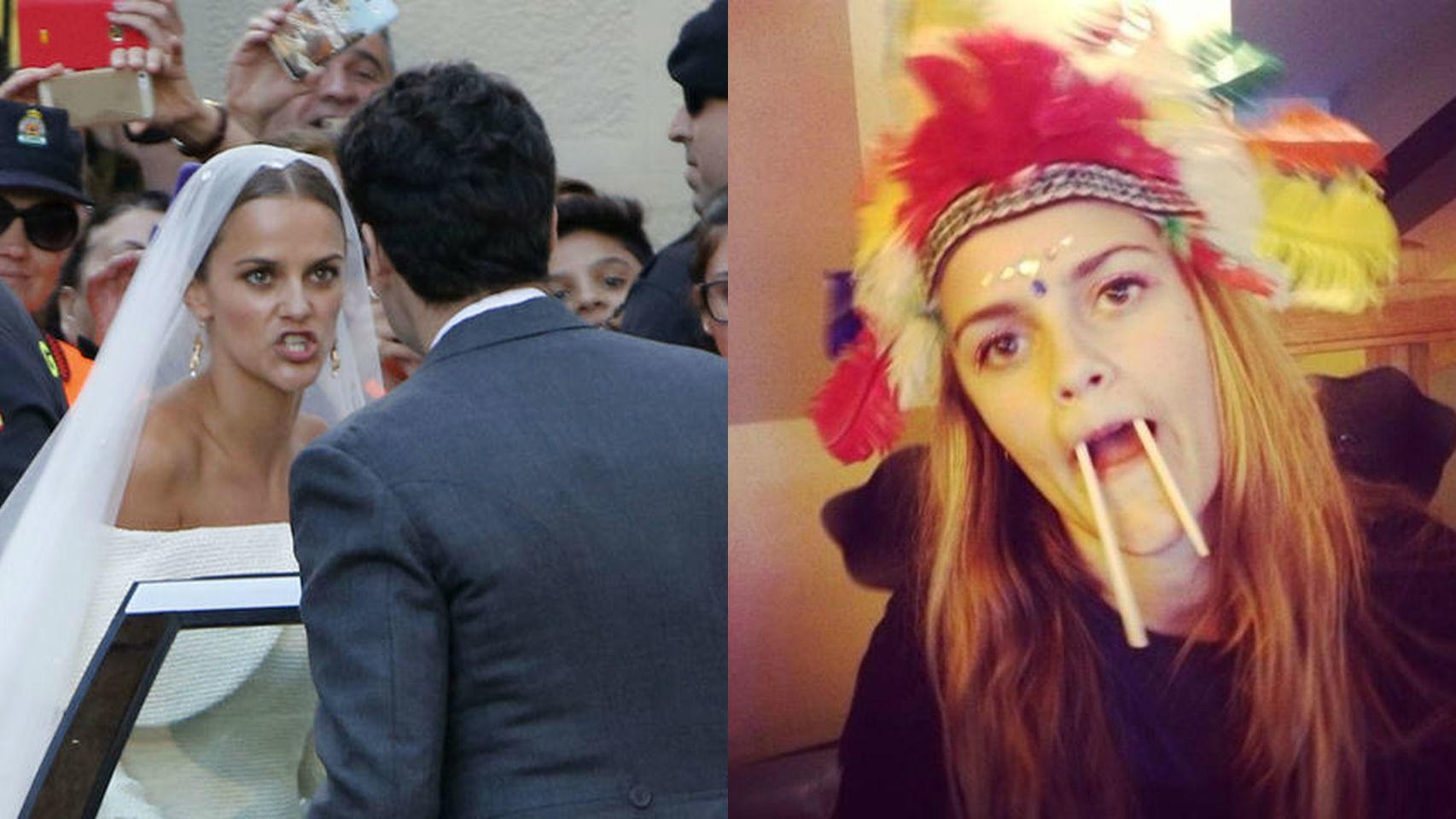 Así es la novia del 'sí, bronca', después del 'sí, quiero'