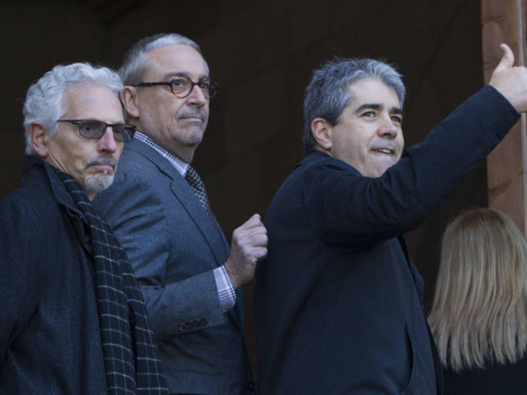 Homs, el pasado 7 de marzo tras declarar en el Tribunal Superior de Cataluña por el )N