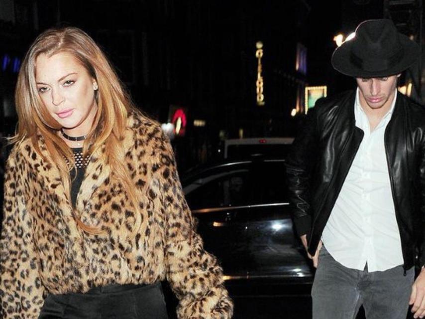 Jake Hall fotografiado junto a su amiga Lindsay Lohan