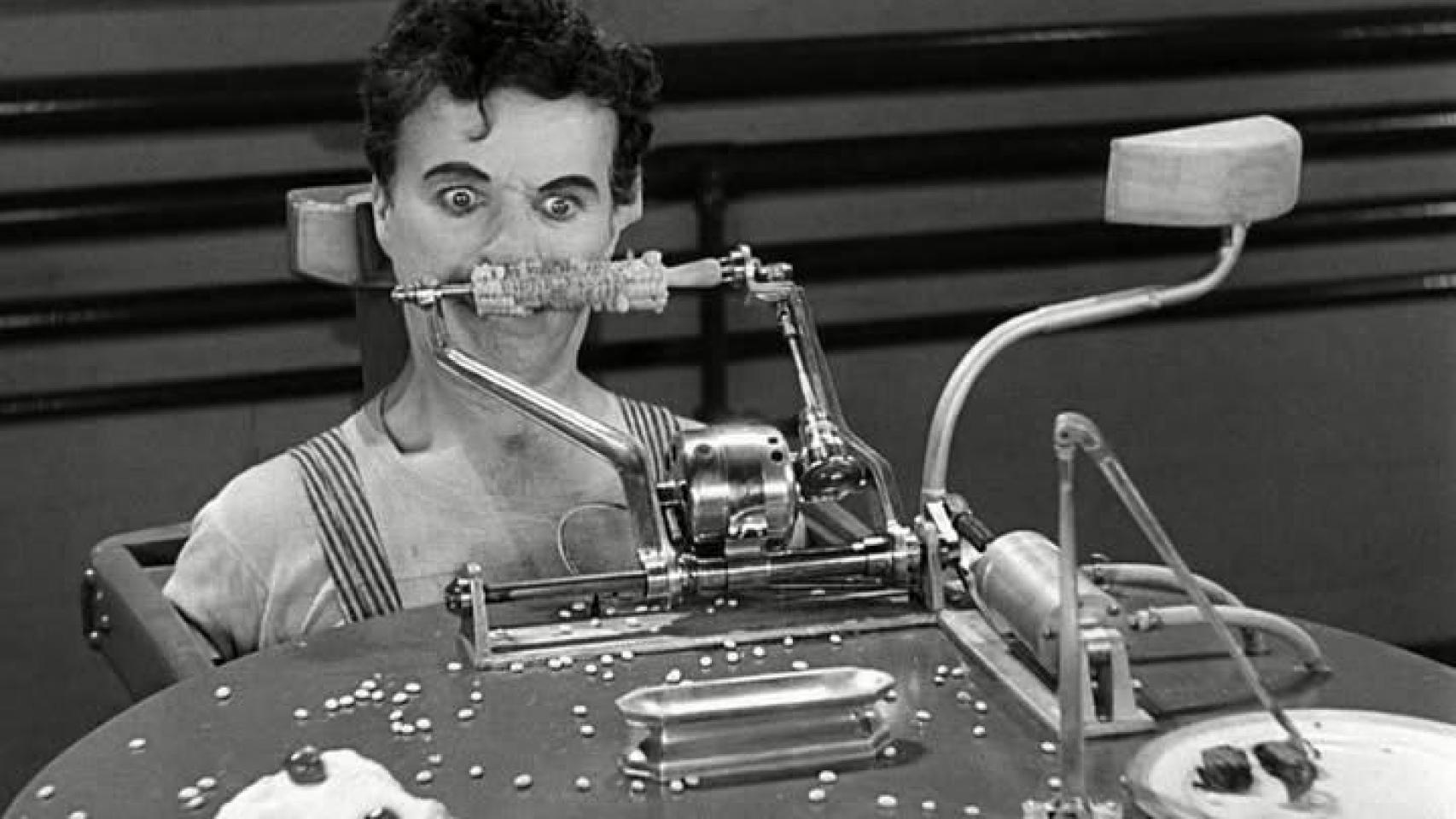 Imagen de la película 'Tiempos modernos'