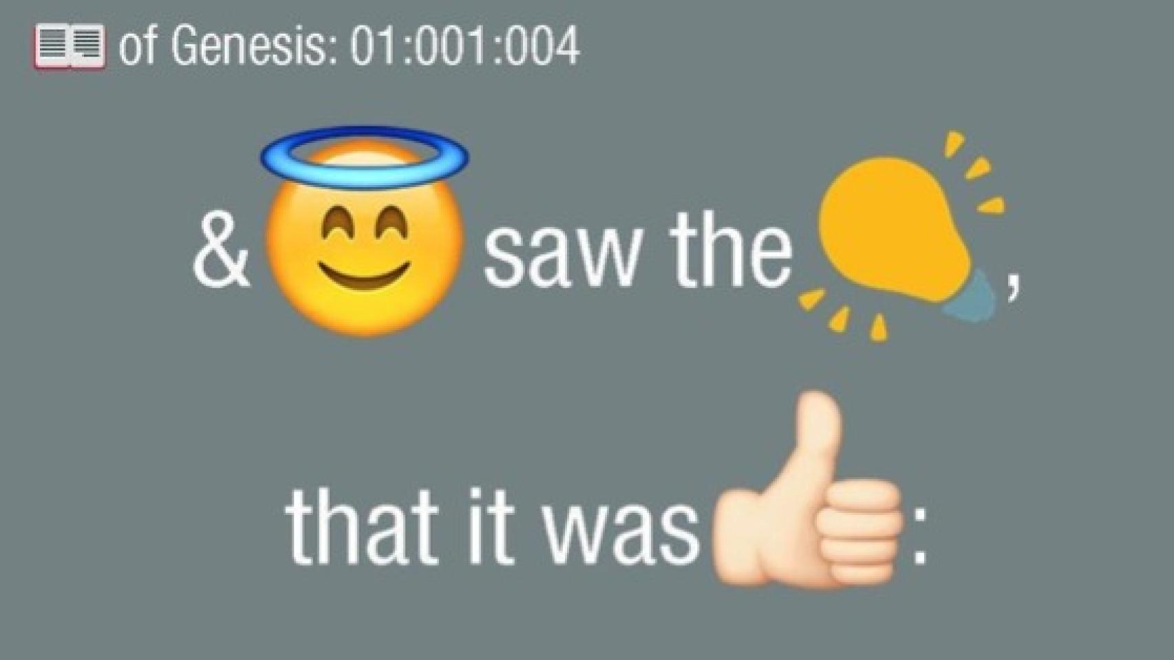 Y Dios vio que la luz era buena...