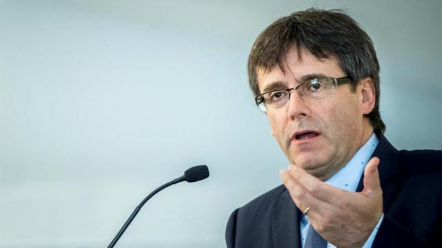 El president, la semana pasada durante una conferencia en Madrid