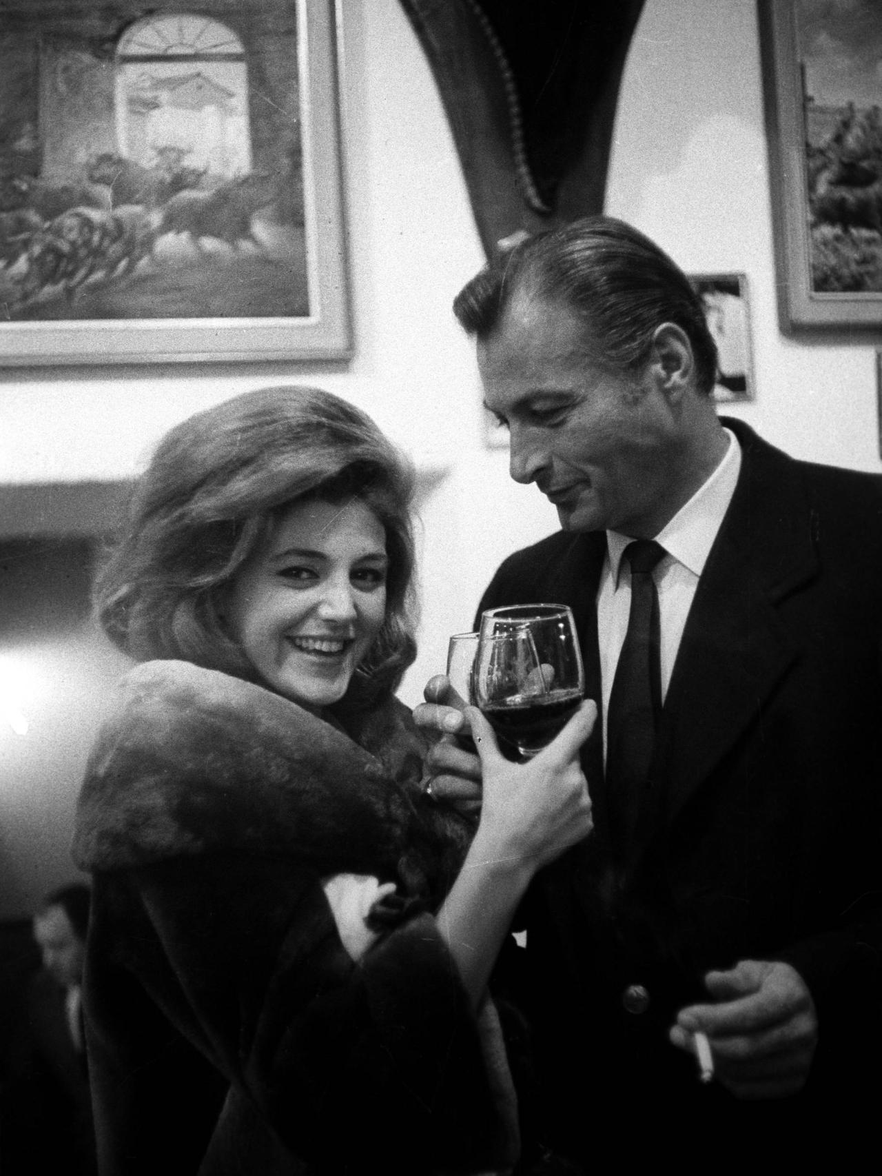 Tita Cervera y Lex Barker.