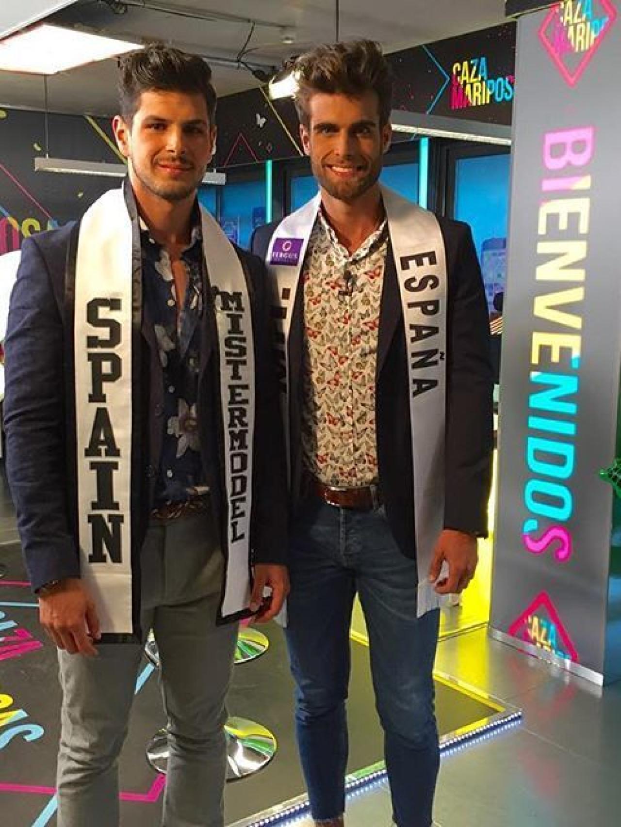 Alejandro Nieto y Daniel Rodríguez, los Mister Internacional España 2015 y 2016