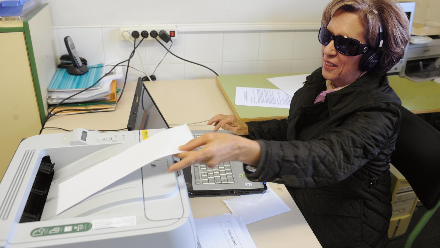 Prueba piloto con 'papeletas accesibles'