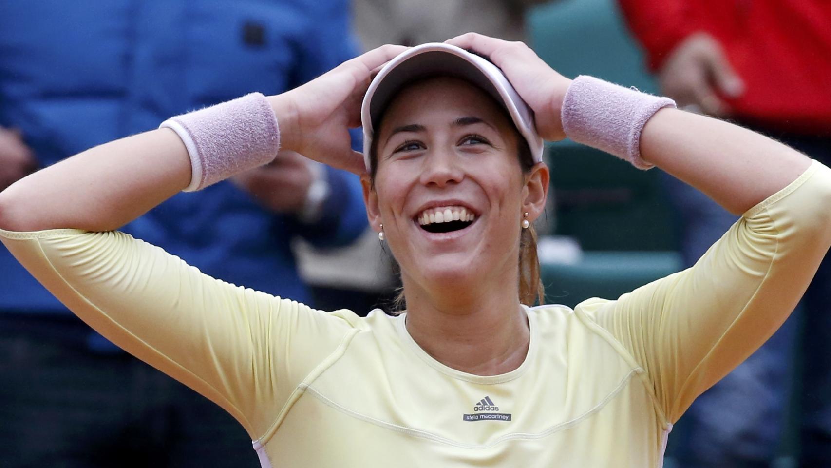 Garbiñe Muguruza no se cree que esté en la final de Roland Garros.