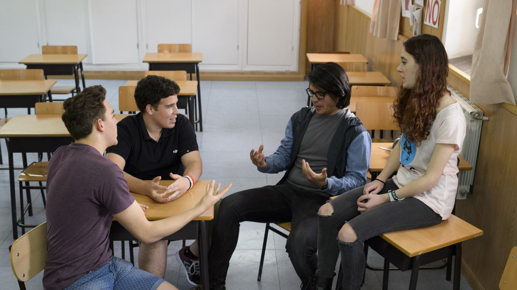 Los cuatro estudiantes han optado por un bachillerato de Ciencias.