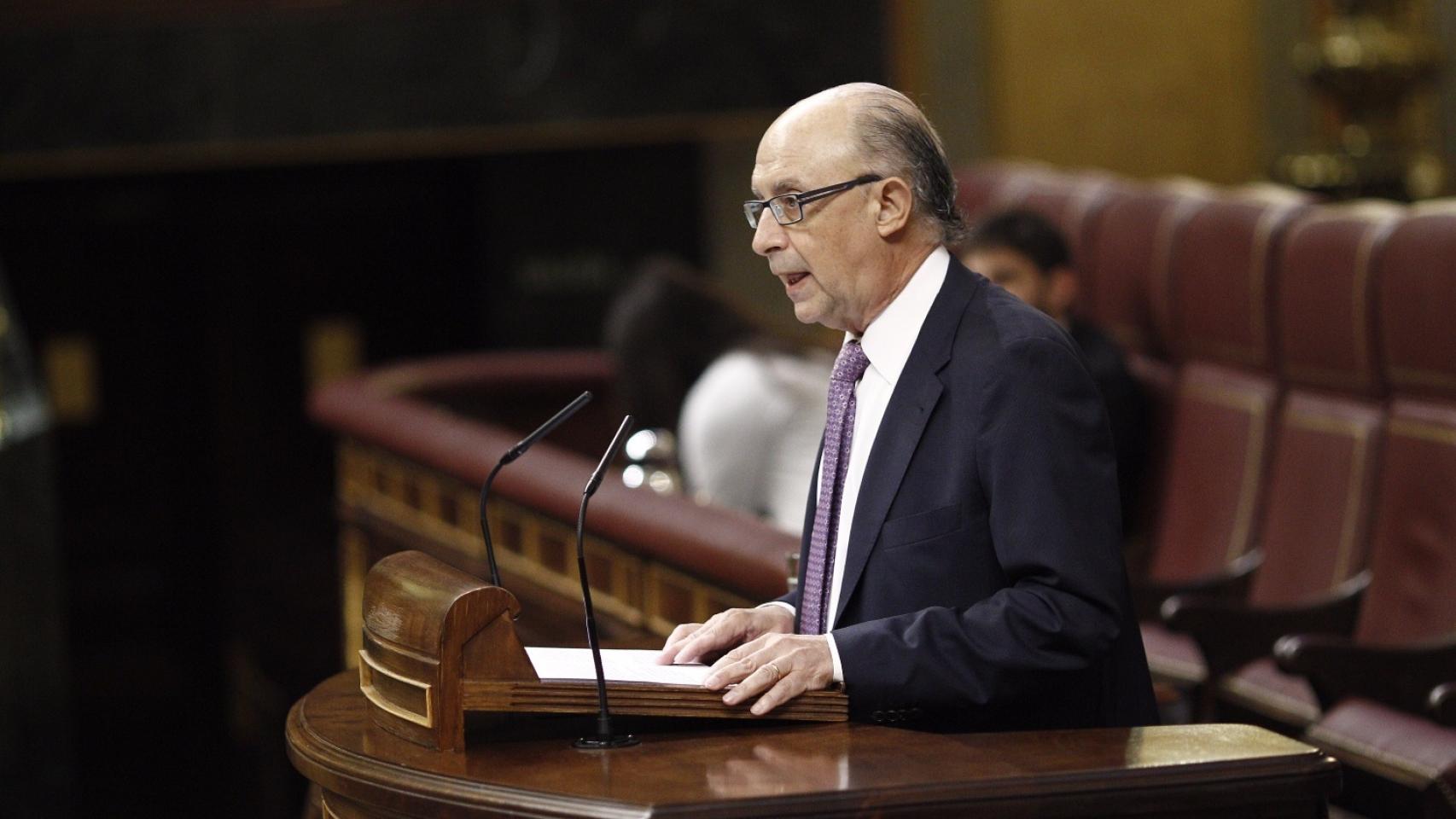 El ministro en funciones de Hacienda y Administraciones Públicas, Cristóbal Montoro.