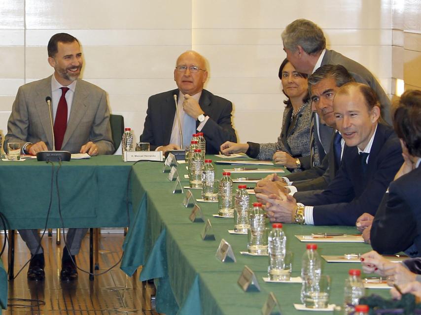 Felipe VI y Kyril de Bulgaria en un acto de la Fundación Codespa