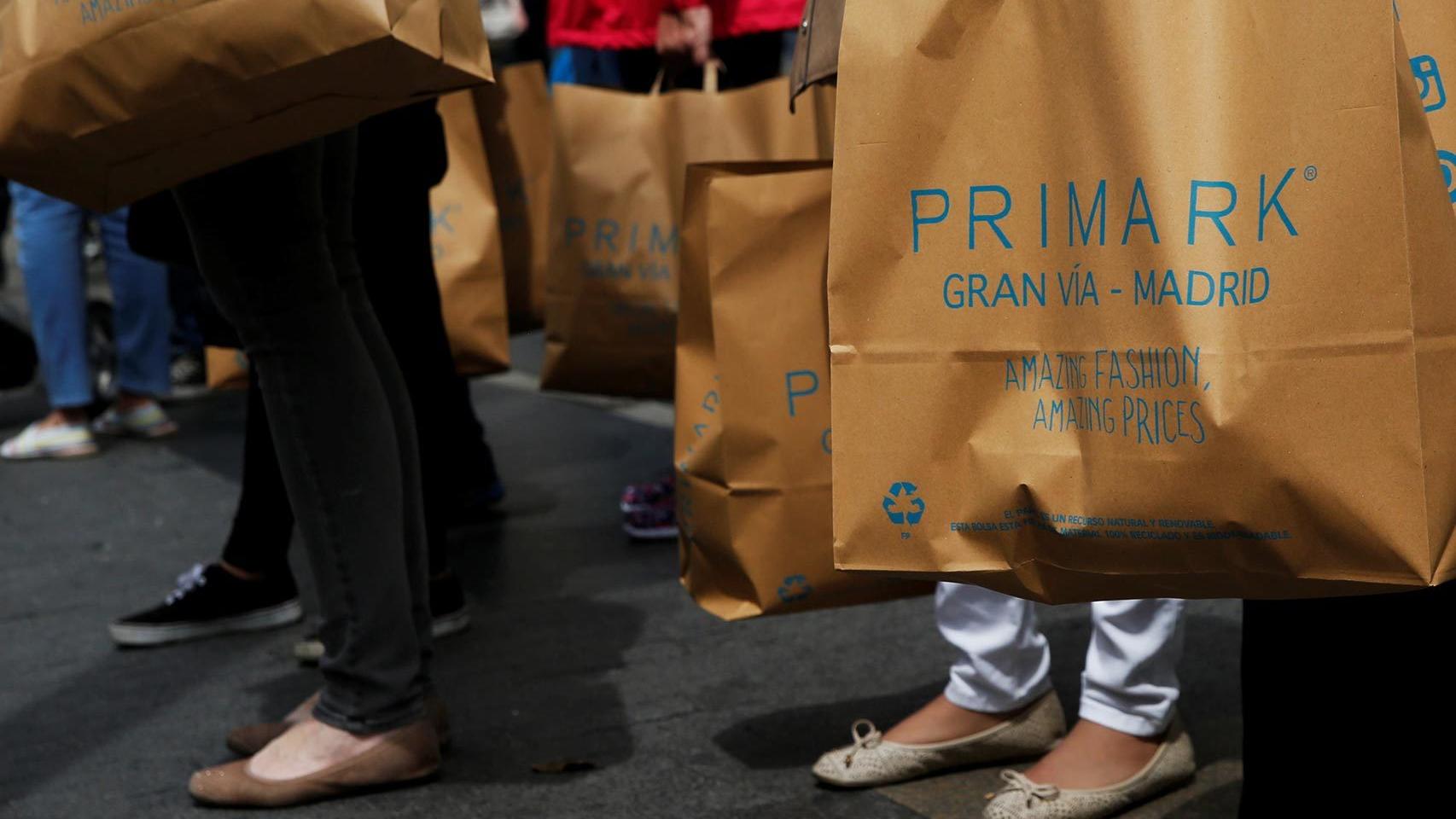 Bolsas de Primark.