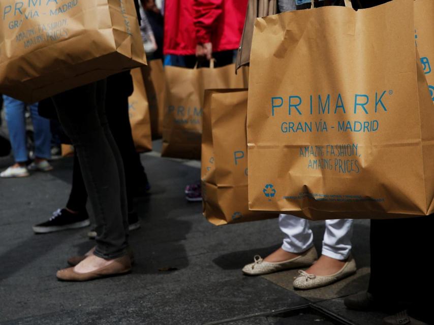 Bolsas de Primark.