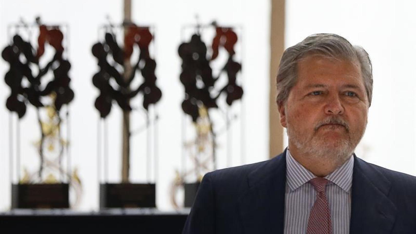 El ministro de Edución, Íñigo Méndez de Vigo, este lunes durante una entrega de premios