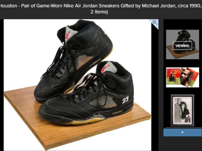 Las Jordan que el propio Michael le regaló a Whitney Houston