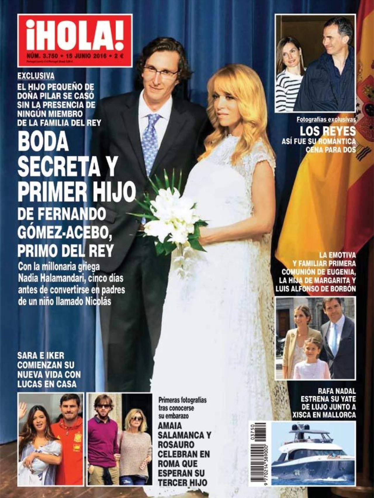 Portada de la revista 'HOLA!'