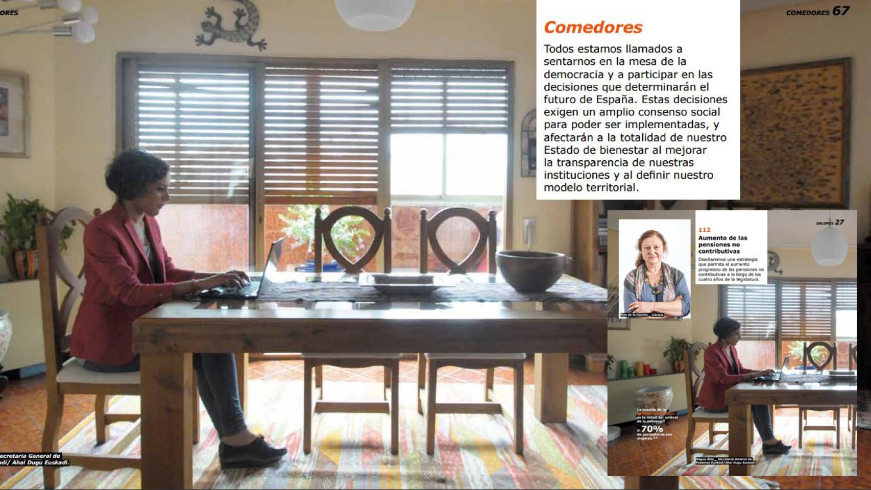 Ya puestos, podíais haberle sacado alguna foto más a la muchacha.