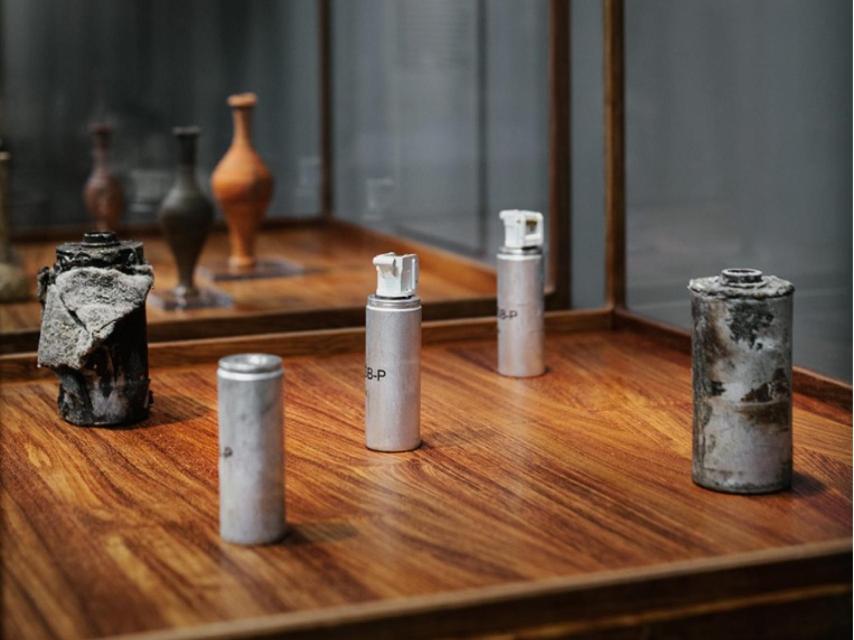 Tear Bottle_Tear Gas Canister, 2016 _ Photo © Ai Weiwei Studio.