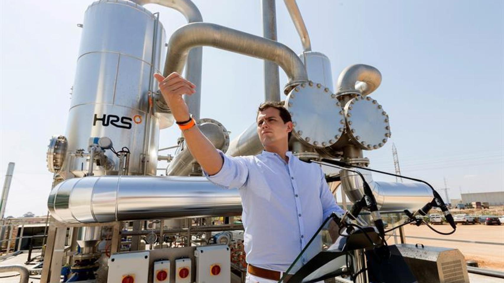 Rivera, en una visita reciente a Murcia.