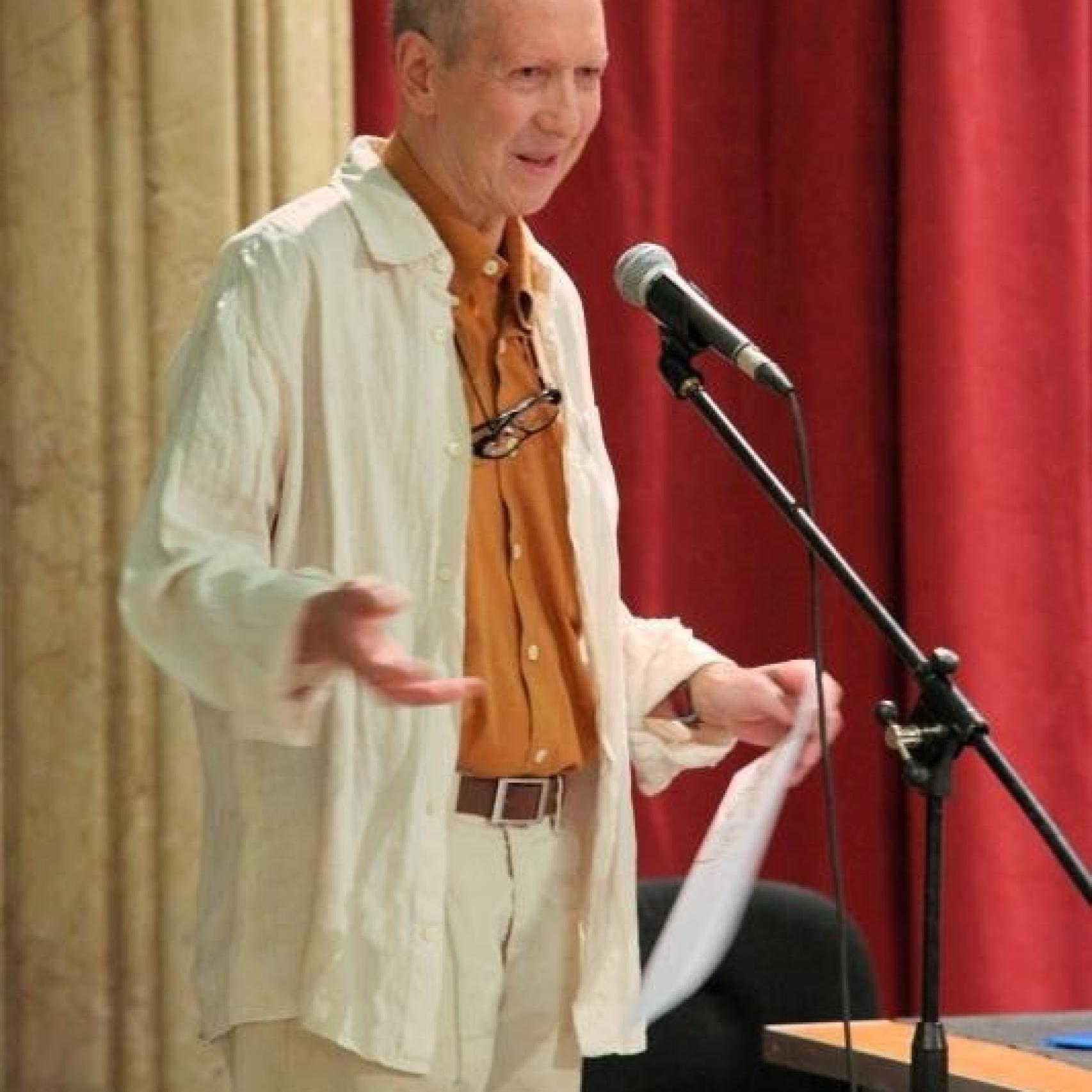 Vicente Patón, en un acto de Madrid, Ciudadanía y Patrimonio, hace dos años.