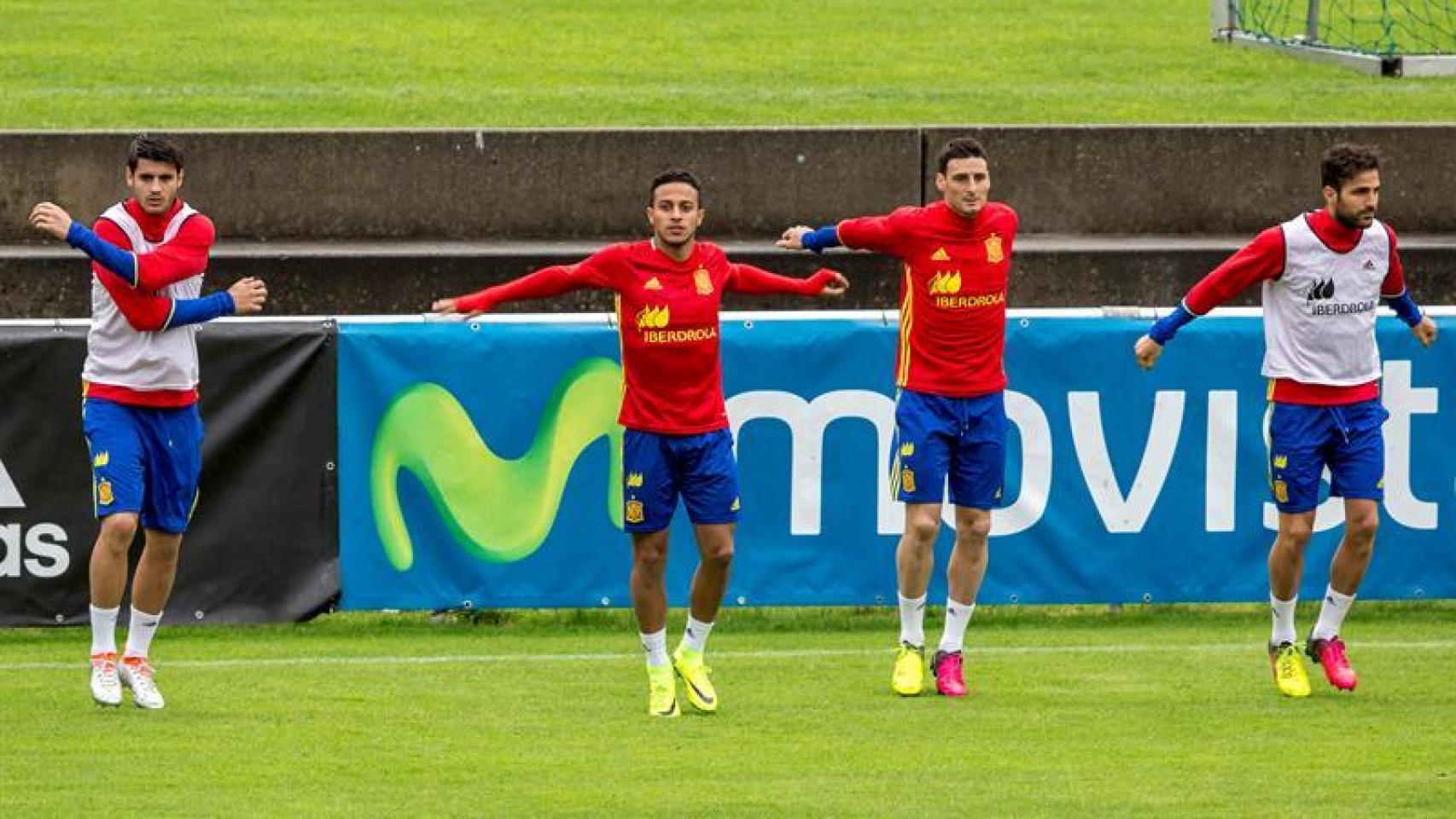 Morata, Thiago, Aduriz y Cesc, dudas de Del Bosque.