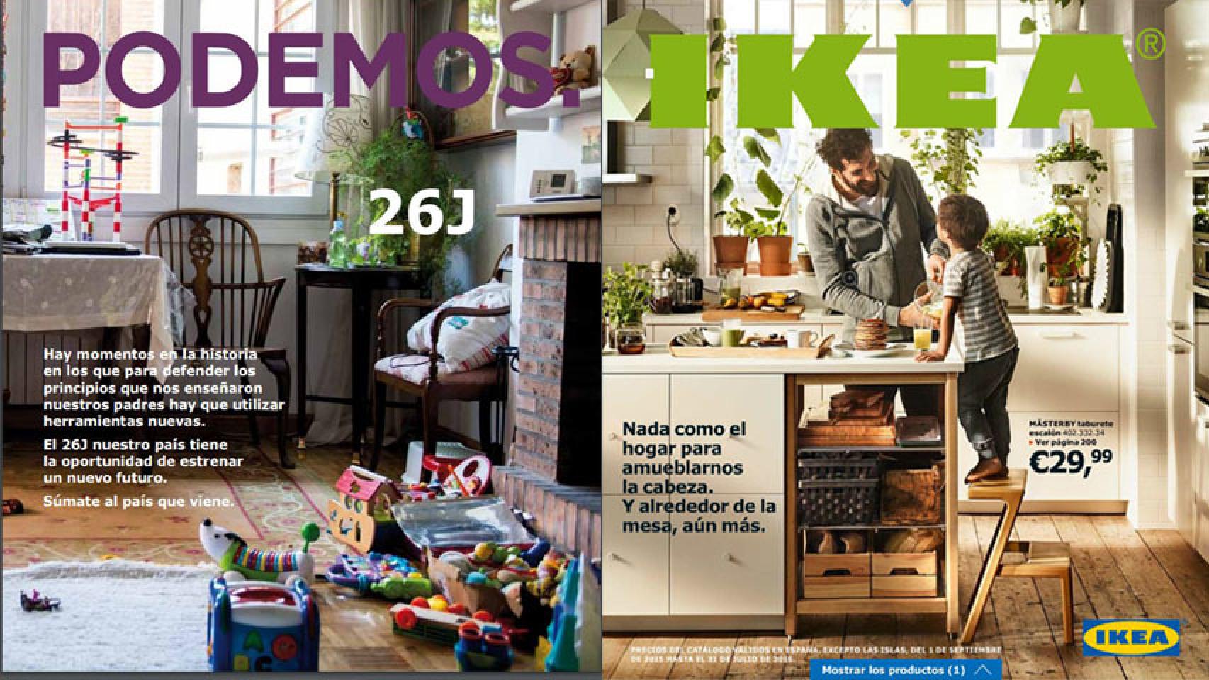 Podemos imita a Ikea.