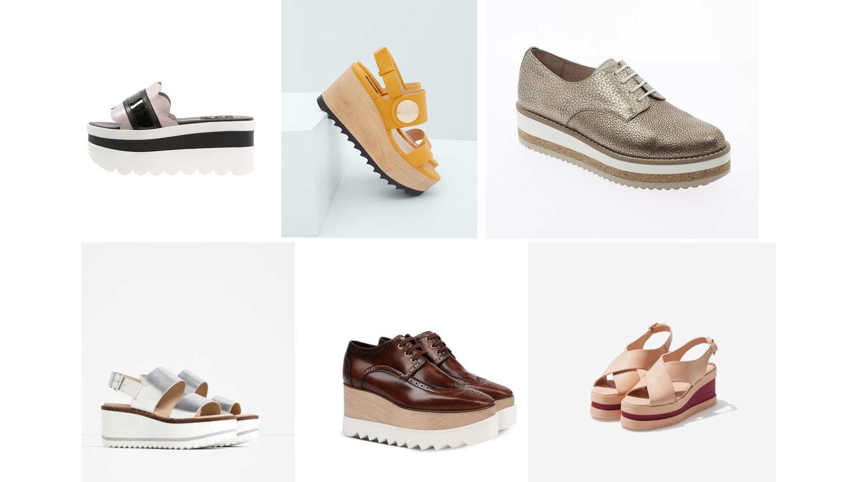 Jeffrey Campbell, Mango, Wonders, Zara, Stella McCartney y Uterqüe.