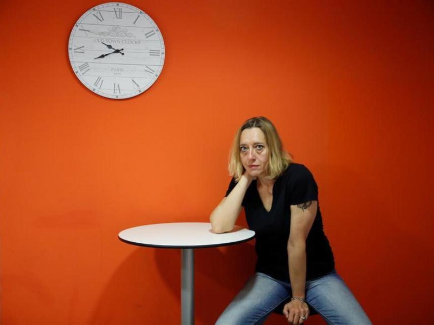 La escritora francesa durante la promoción de su última novela.