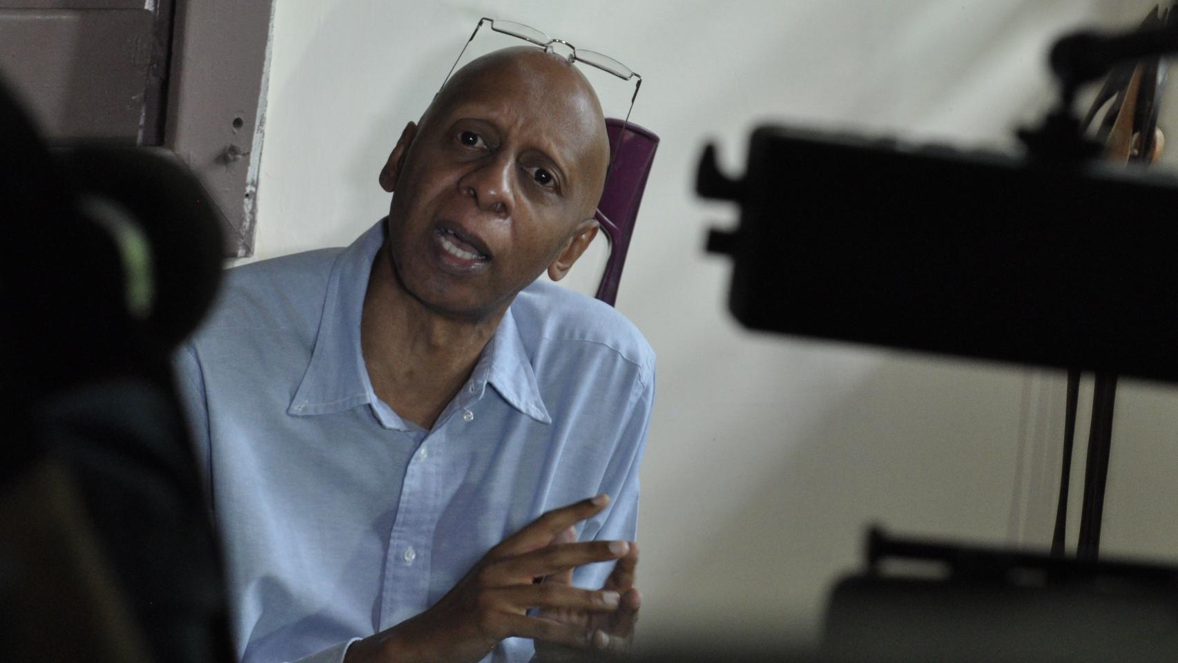 Guillermo Fariñas, en el mes de junio, durante su gira por Europa.