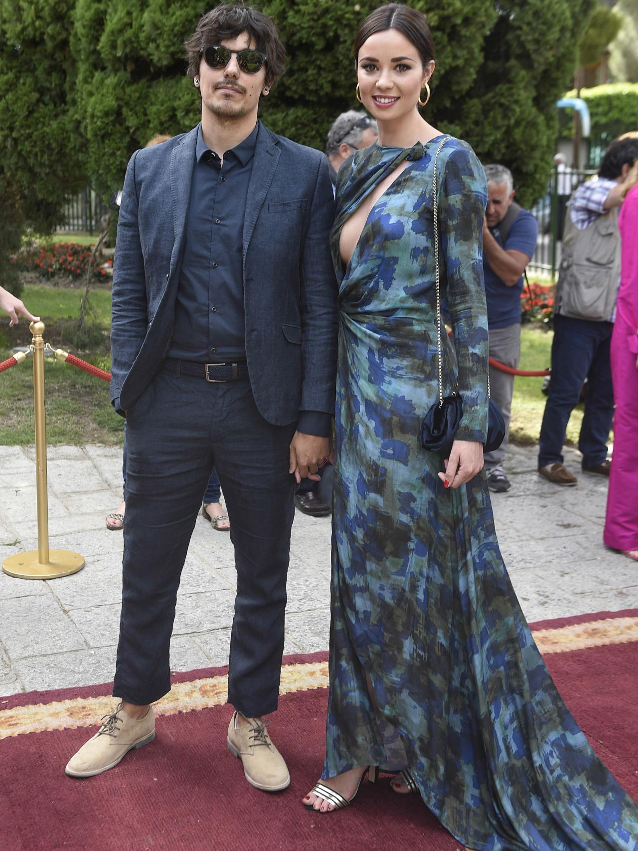 La actriz Dafne Fernadez y Mario Chavarria