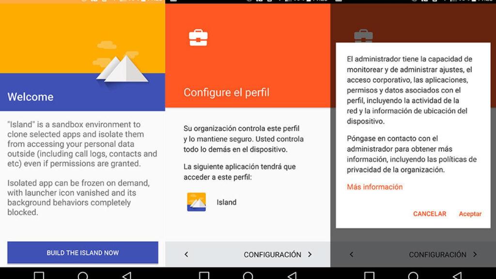 Island, una app para duplicar aplicaciones y controlar sus accesos