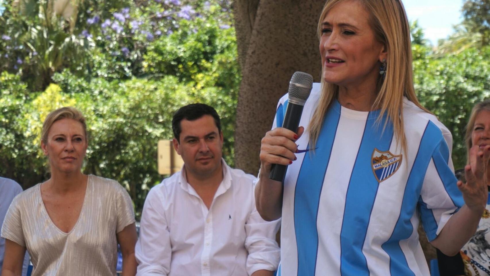 Cristina Cifuentes en Málaga.