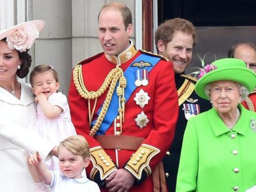 La familia real británica