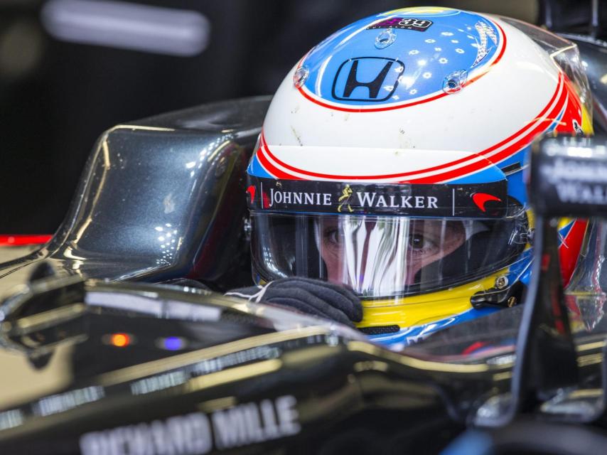 Alonso durante la tercera sesión de libres en Canadá.