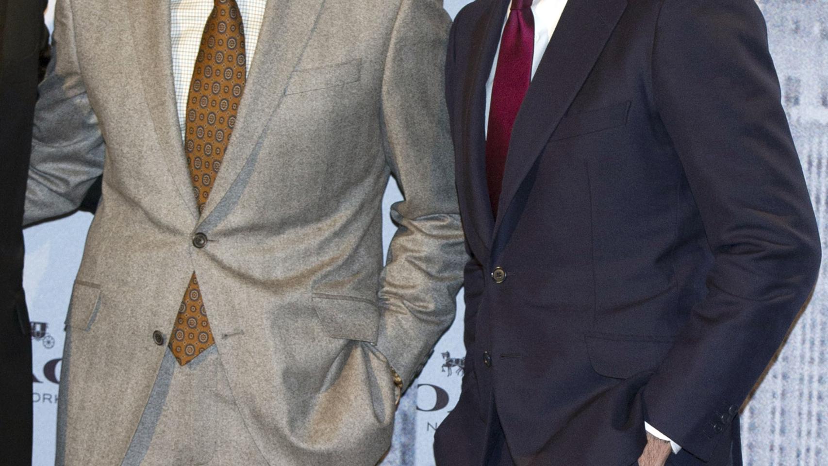 El embajador de EEUU James Costos y su marido el diseñador Michael Smith.