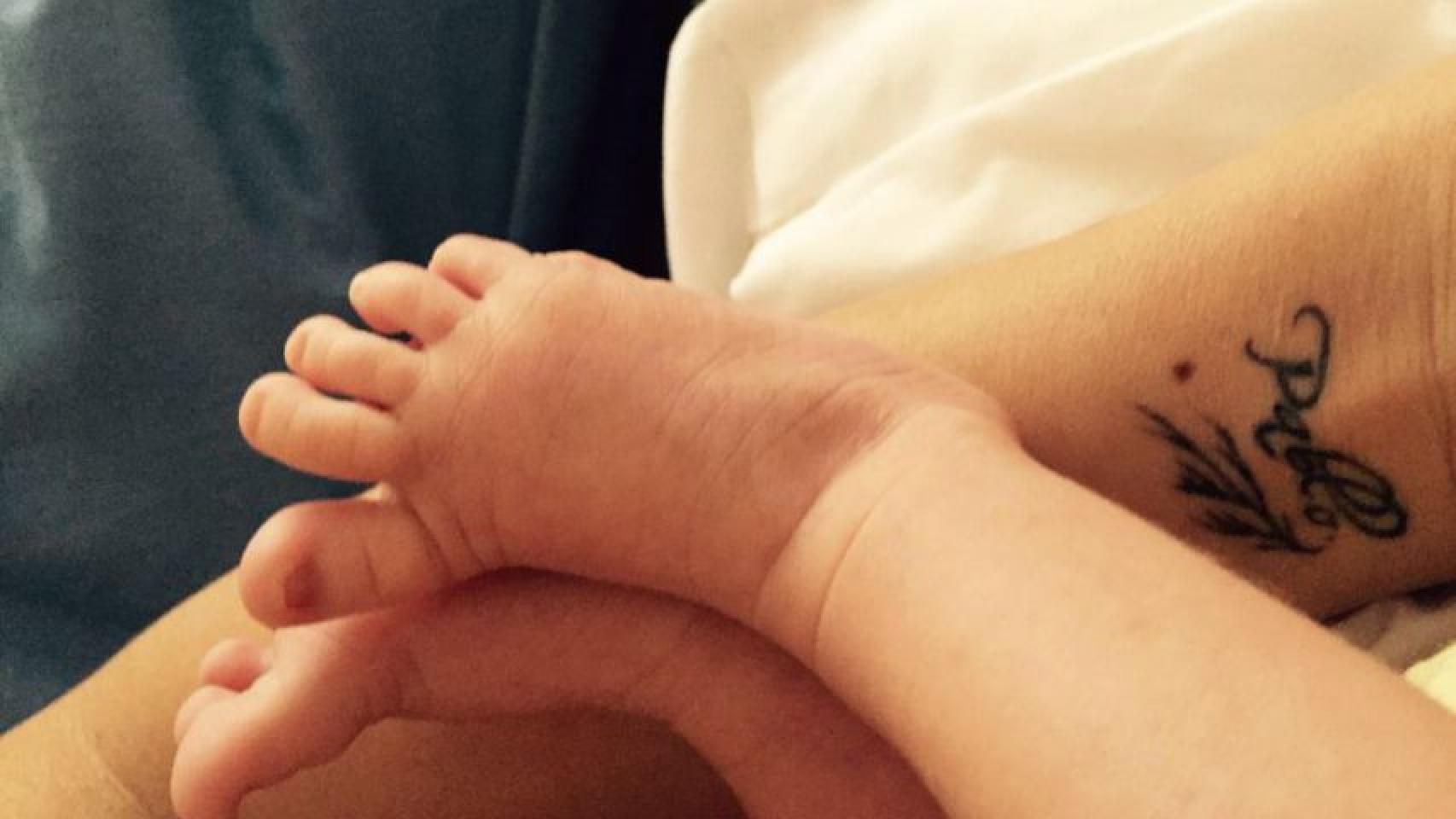 Pie del bebé de Anne Igartiburu