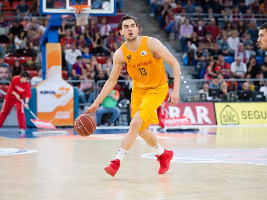 Tomas Satoransky durante el cuarto partido ante el Baskonia.