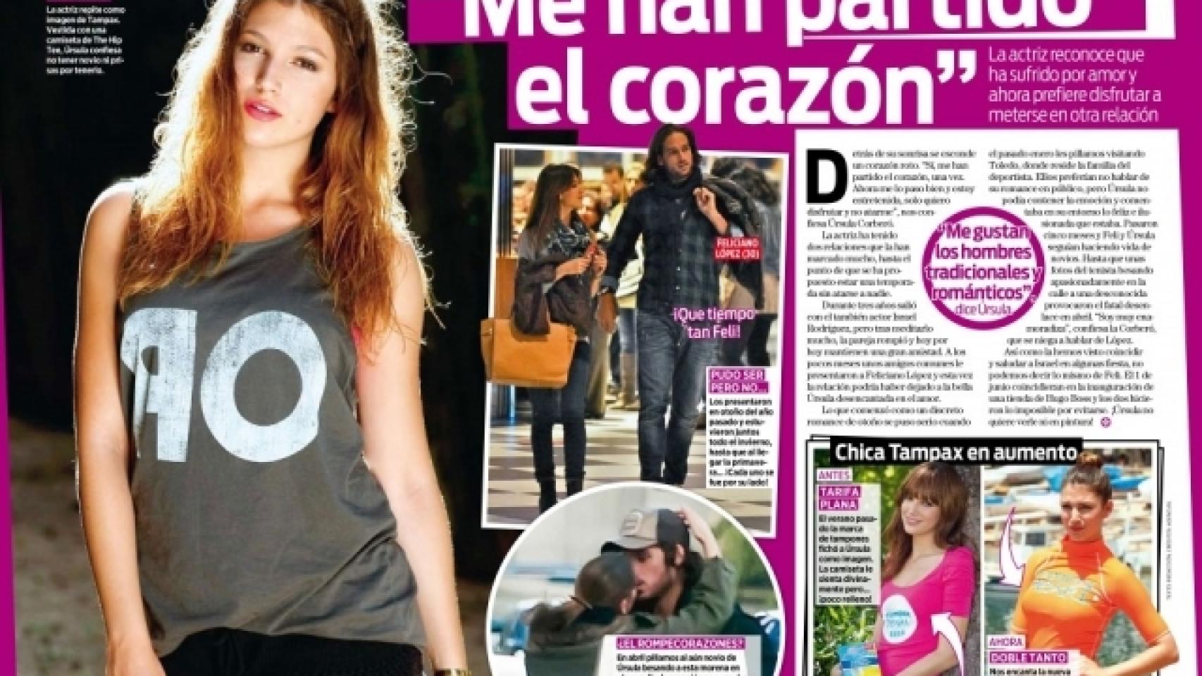 El tenista abandonó a la actriz tras cinco meses de noviazgo