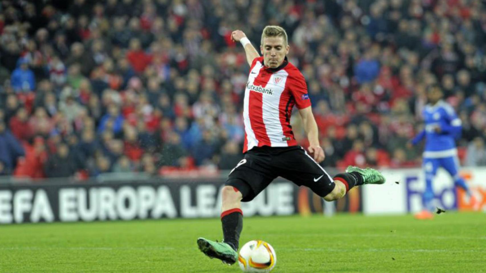 Muniain, jugando con el Athletic.