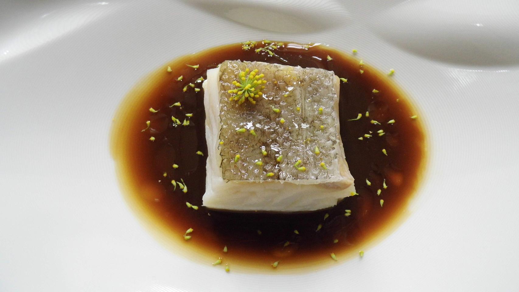 Bacalao con jugo de tuétano, de NUB.