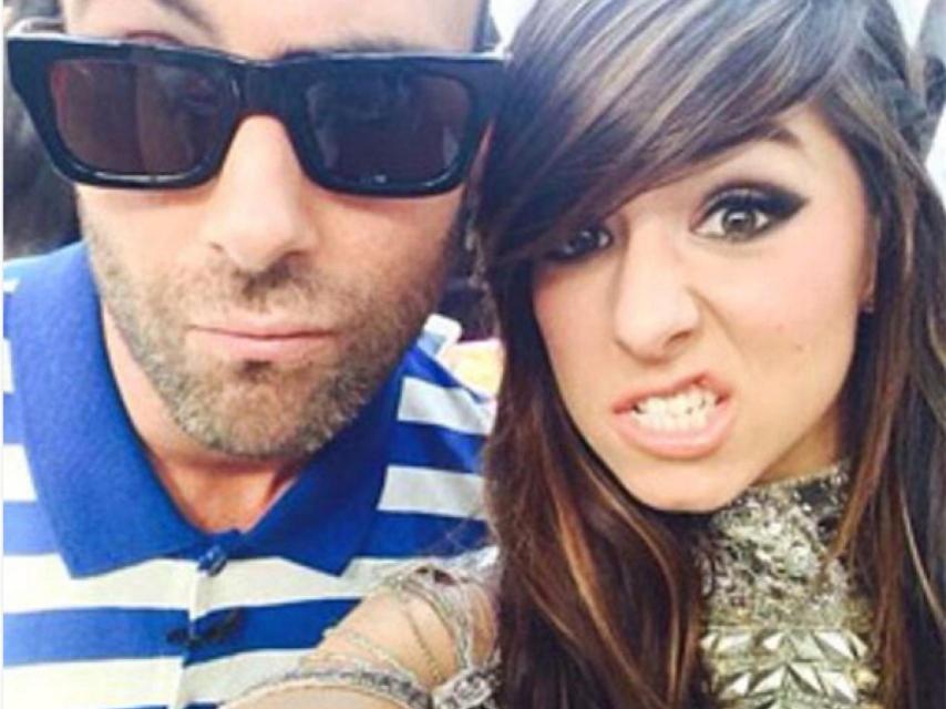 Adam Levine  y Christina Grimmie